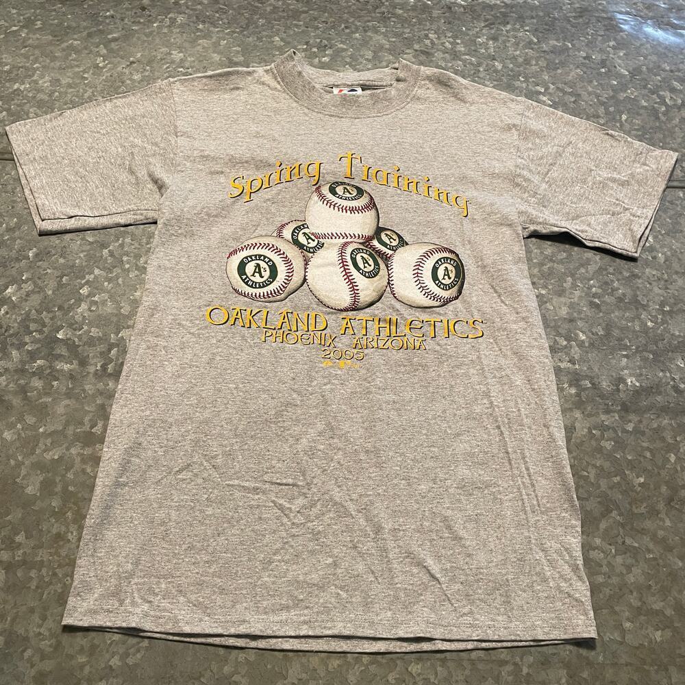 Vintage NWT Oakland A's Athletics Y2K Spring Training Shirt Medium 2005 Phoenix